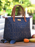 Beau & Elliot insulated lunch tote bag navy 7L (British brand)