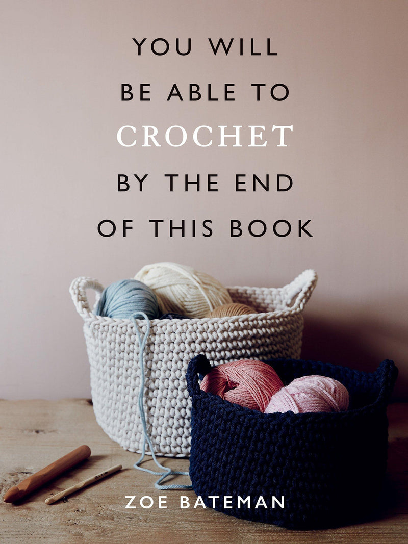 Crochet beginner book with illustrations and 15 projects (British brand)