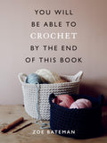 Crochet beginner book with illustrations and 15 projects (British brand)