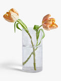 John Lewis ANYDAY Crackle Cylinder Vase Clear, UK version