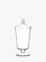 John Lewis LSA International Serve Glass Bonbon Jar, Clear- Buy online at McGrocer