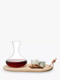 LSA International glass carafe and cheese board set, UK version