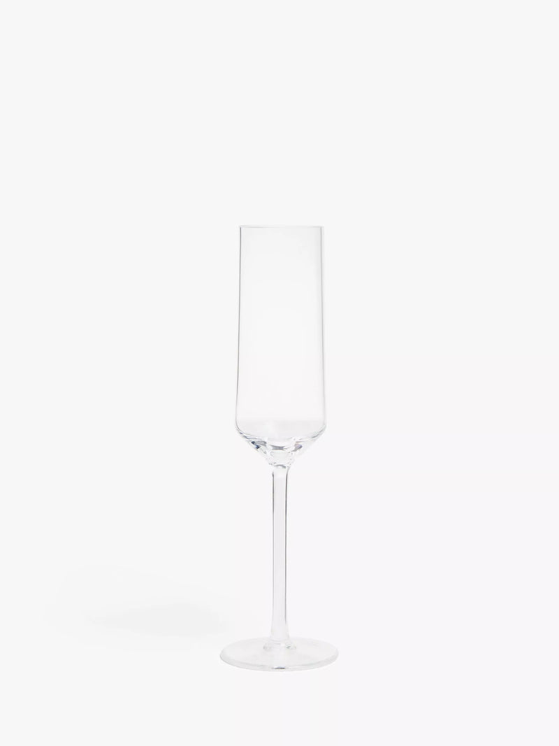 John Lewis plastic champagne flute clear 177ml - British product