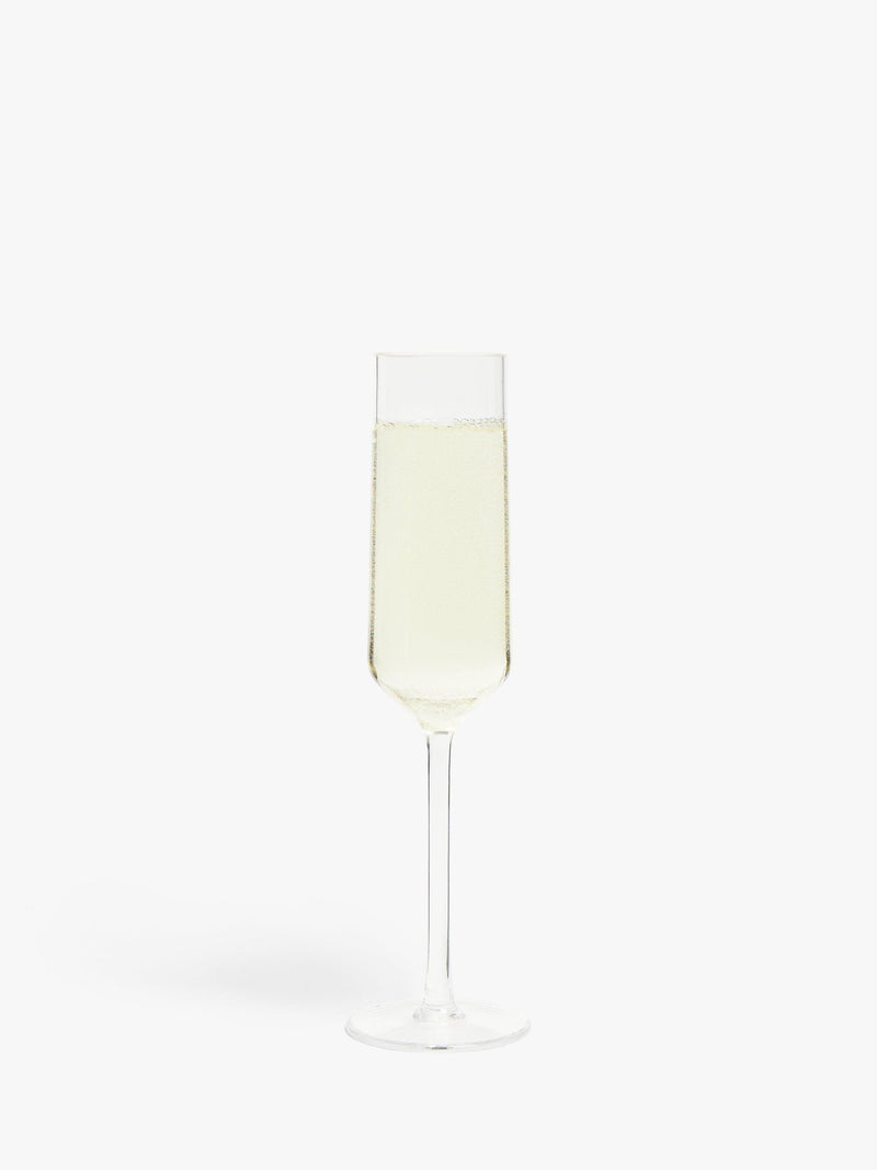 John Lewis plastic champagne flute clear 177ml - British product