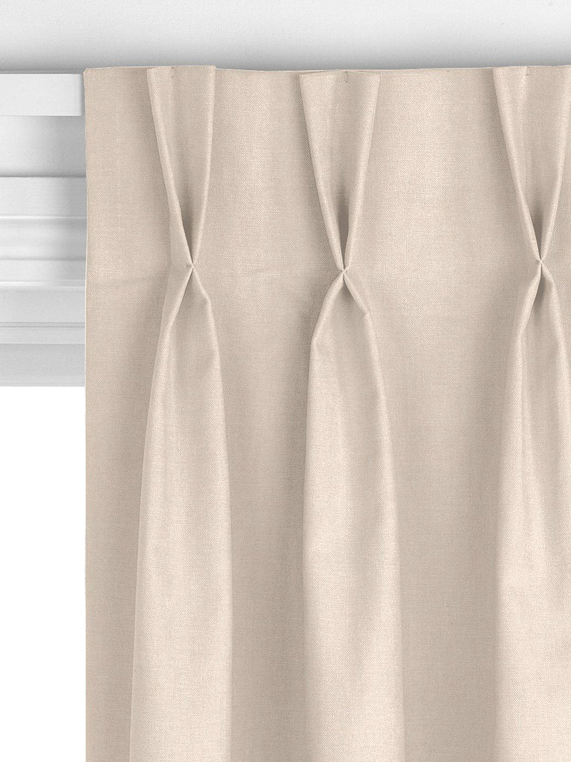 John Lewis made to measure linen look chalk curtains (British brand)