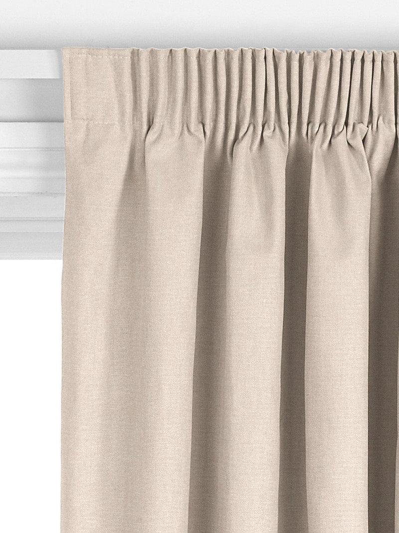 John Lewis made to measure linen look chalk curtains (British brand)
