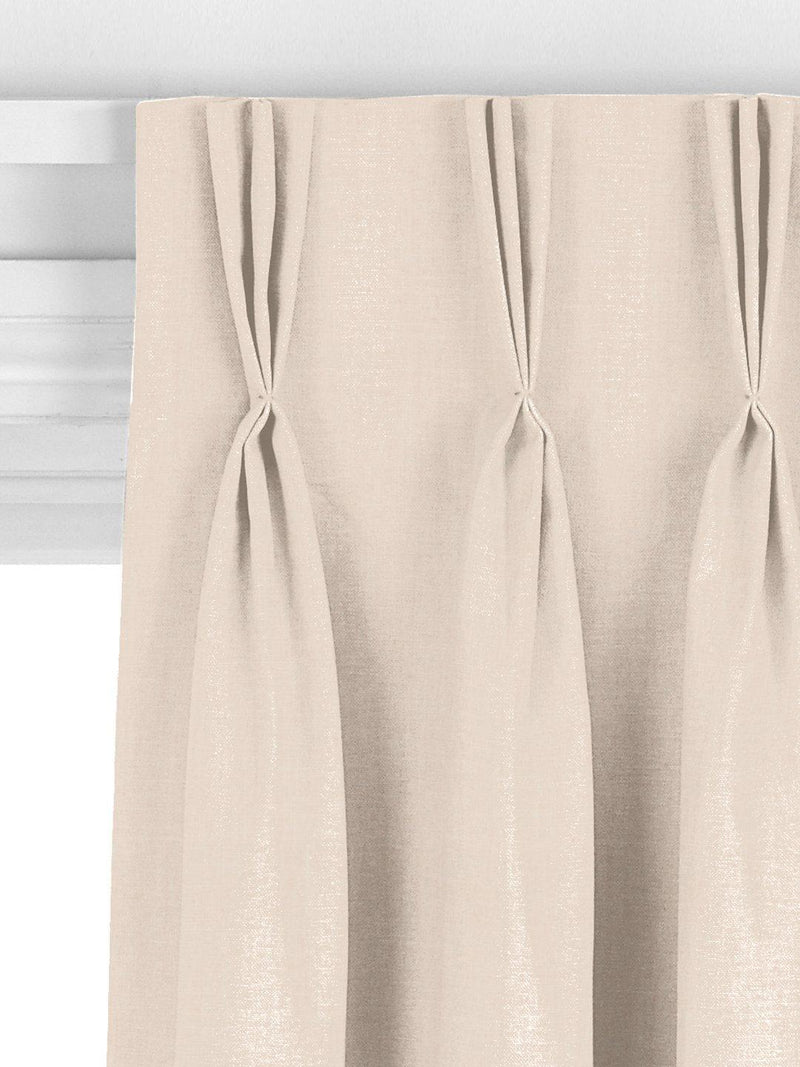John Lewis made to measure linen look chalk curtains (British brand)