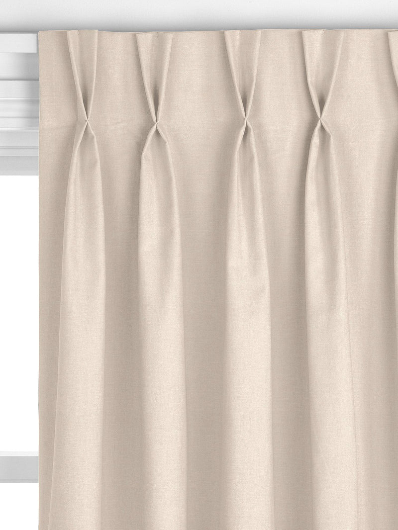 John Lewis made to measure linen look chalk curtains (British brand)