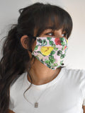 Designer face coverings pack of 3 organic cotton - British product