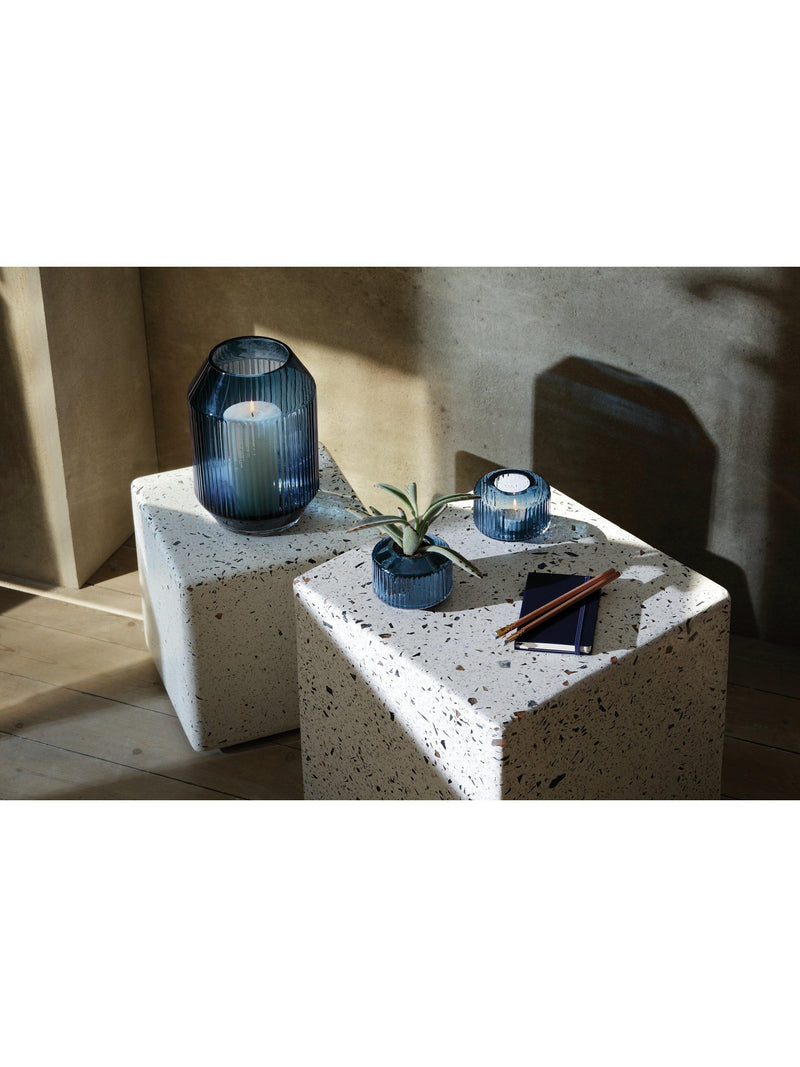 LSA International sapphire lantern candle holder 25.8 cm (British brand)