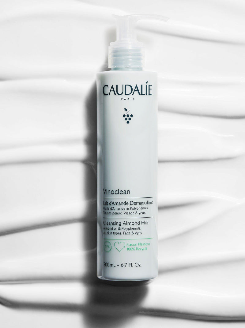 Caudalie gentle cleansing almond milk 200ml, imported from the UK