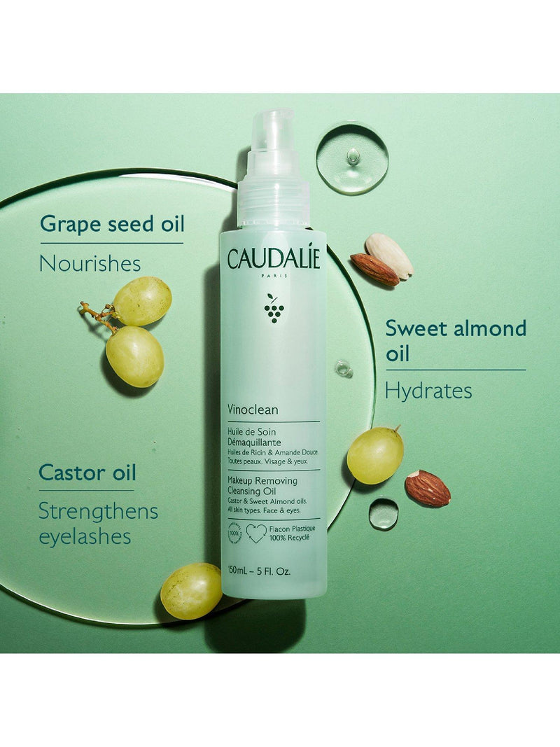 Caudalie Vinoclean makeup removing cleansing oil 150ml - British product