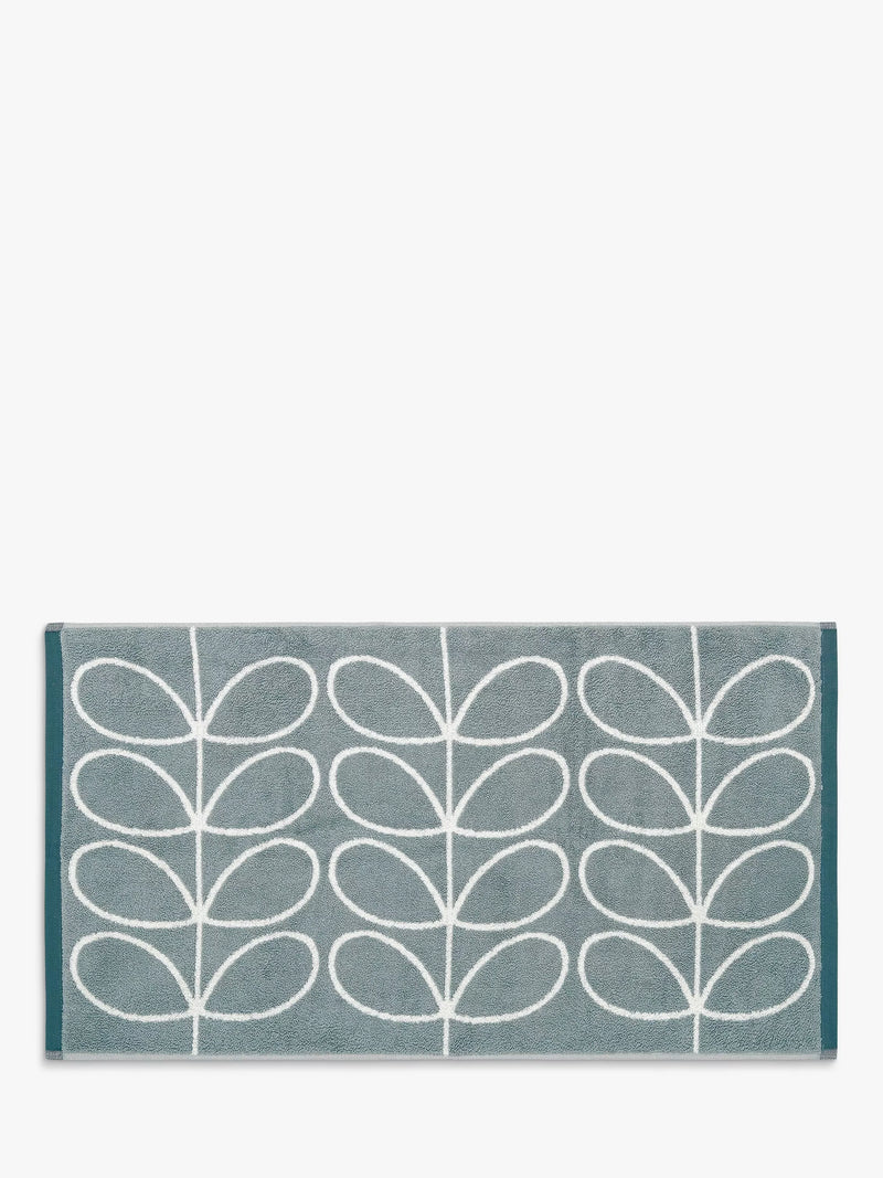 Orla Kiely Linear Stem bath mat, imported from the UK