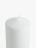 John Lewis white pillar candle 1.2kg from British brand
