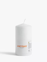 John Lewis John Lewis White Unscented Pillar Candle 532g- Buy online at McGrocer