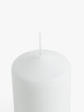 John Lewis pillar candle white 532g (British brand)