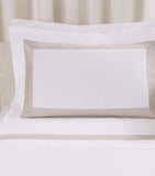 Frette Cotton Breeze Border Oxford pillowcase 51x71cm - British product