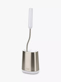 Joseph Joseph Flex Lite stainless steel toilet brush with flexible D-shaped head, UK version