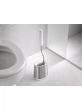 Joseph Joseph Flex Lite stainless steel toilet brush with flexible D-shaped head, UK version