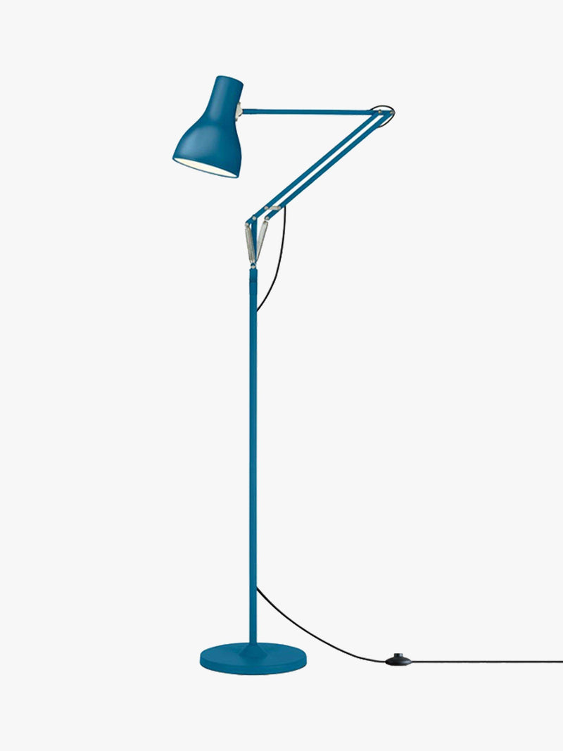 Anglepoise Type 75 Margaret Howell floor lamp in Saxon Blue - British product