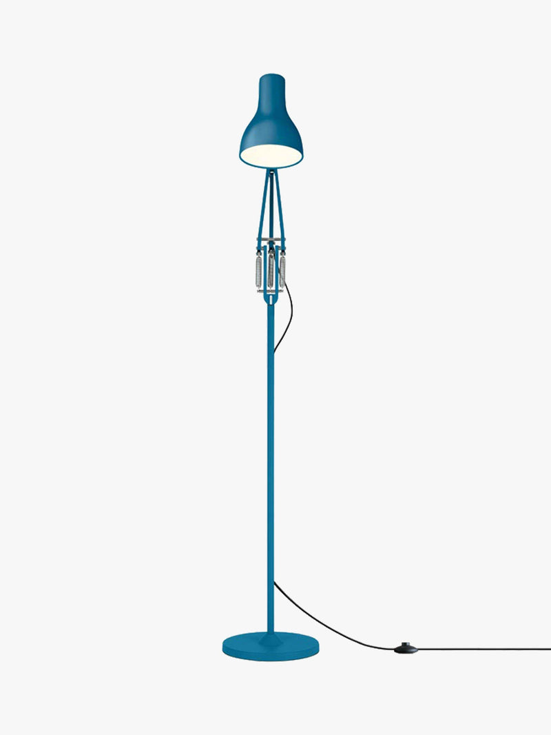 Anglepoise Type 75 Margaret Howell floor lamp in Saxon Blue - British product