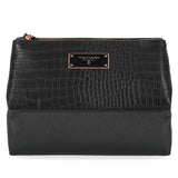 Costco UK Tahari Large Toiletry Bag with 3 Sections - Black Suede or Turquoise Quilted Nylon- Buy online at McGrocer