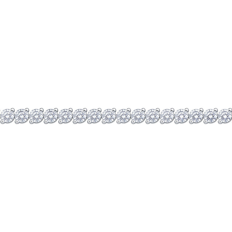 diamond tennis bracelet 6.00ctw 18ct white gold, imported from the UK