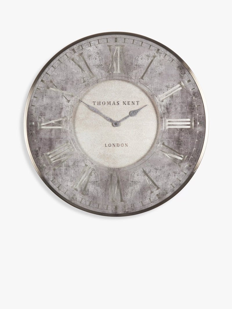 Thomas Kent Florentine Star Roman Numeral Analogue Wall Clock, UK version