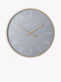 Thomas Kent Nordic Roman numeral wall clock 53cm, UK version