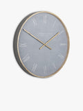 Thomas Kent Nordic Roman numeral wall clock 53cm, UK version