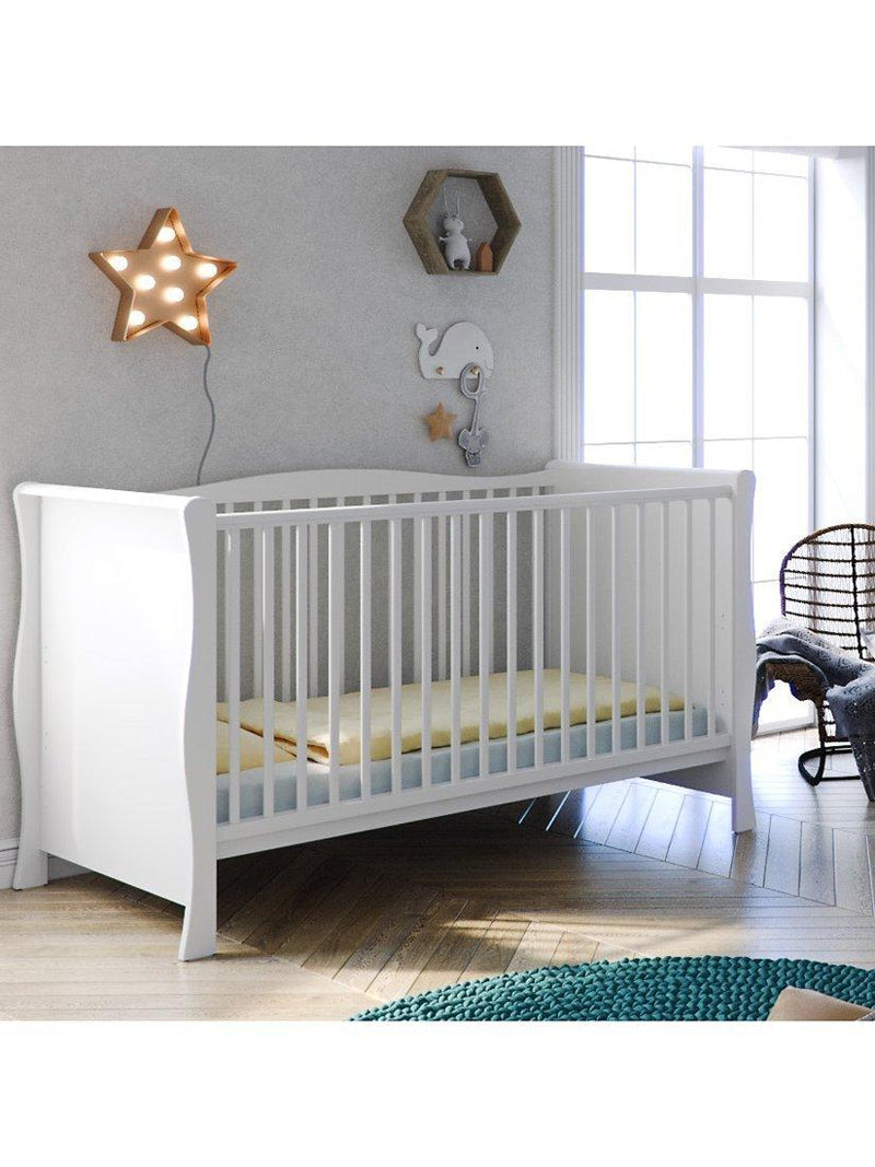 Little Acorns sleigh cot bed baby furniture - British product