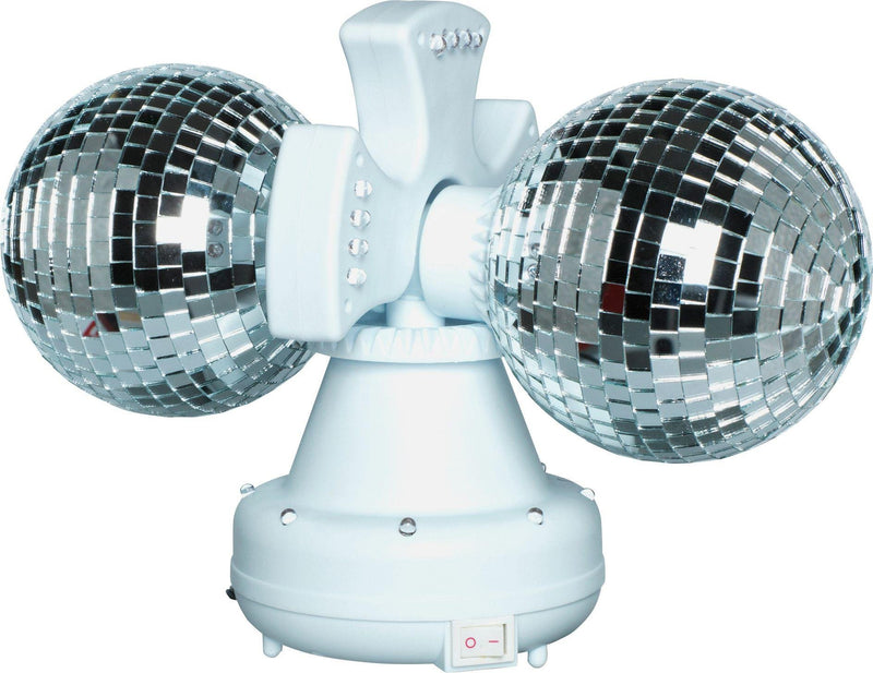 Twin rotating disco ball lamp 31cm (British brand)