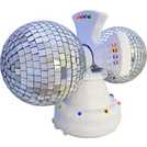 Twin rotating disco ball lamp 31cm (British brand)