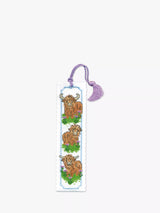 John Lewis Textile Heritage Highland Coos Bookmark Counted Cross Stitch Kit- Buy online at McGrocer