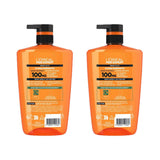 Loreal men's hydra energetic shower gel 2-pack 1L each, UK version