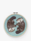 Crafty Kit Company needle felt otter kit 15cm, imported from the UK