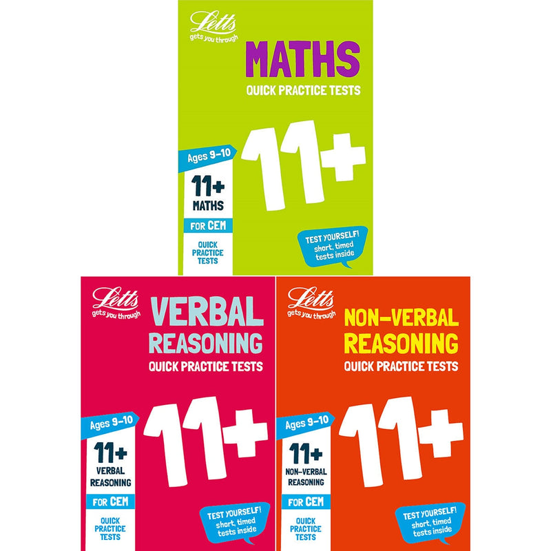 Letts 11+ 3-book pack - British product