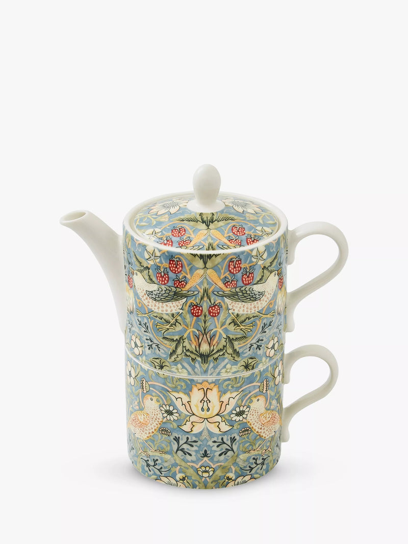 Morris & Co. Strawberry Thief teapot set 280ml, UK version