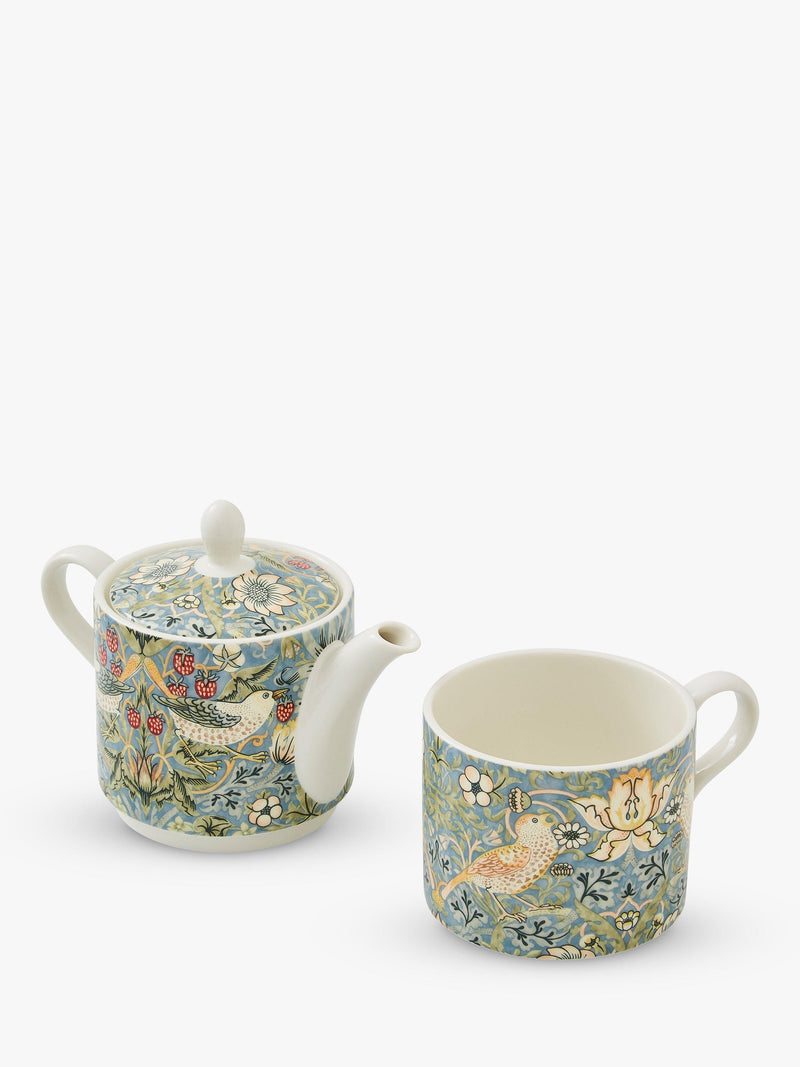 Morris & Co. Strawberry Thief teapot set 280ml, UK version