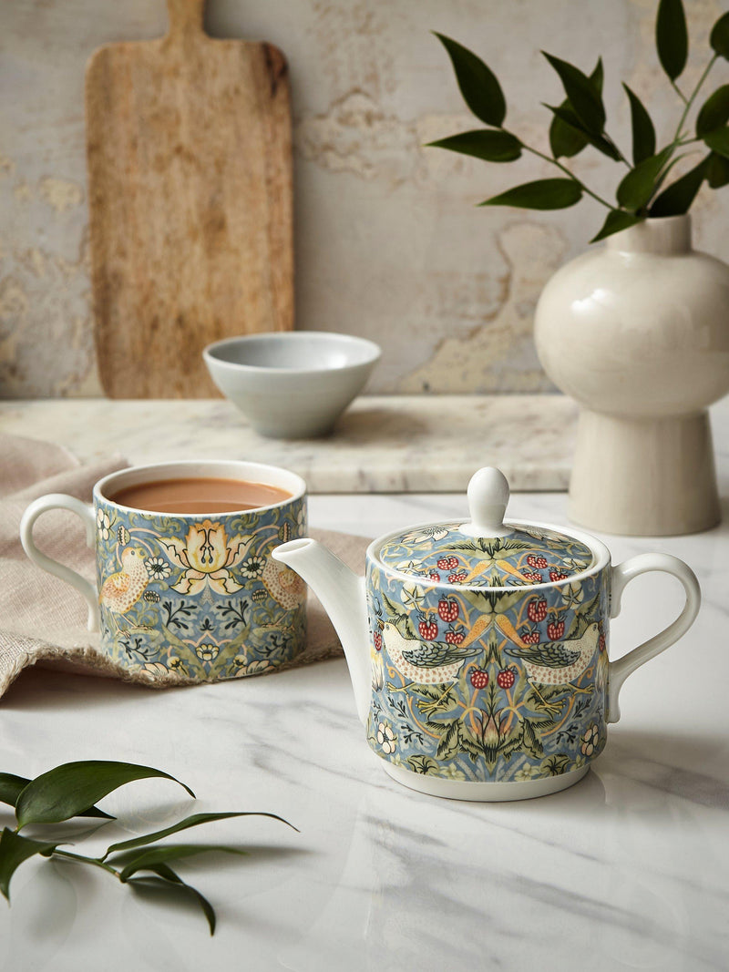 Morris & Co. Strawberry Thief teapot set 280ml, UK version