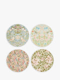 Morris & Co. Spode cake plates multi design 21.5cm set of 4, imported from the UK