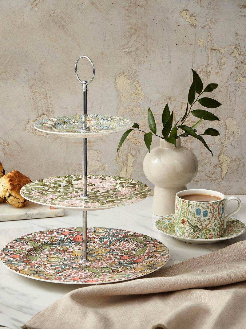 Morris & Co 3 tier cake stand 28cm, imported from the UK