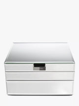 John Lewis Stackers Glass Classic Jewellery Box, Set of 3 Layers- Buy online at McGrocer