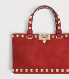 Valentino Garavani mini split-leather Rockstud tote bag (British brand)