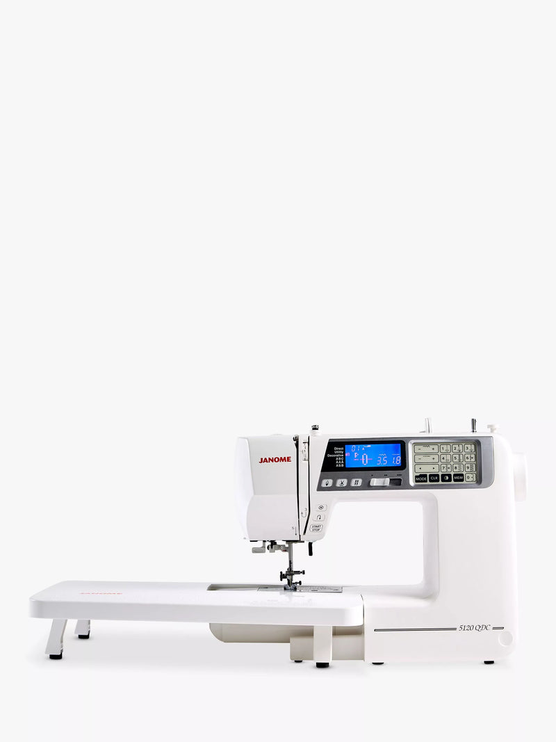 Janome 5120QDC sewing machine white (British brand)