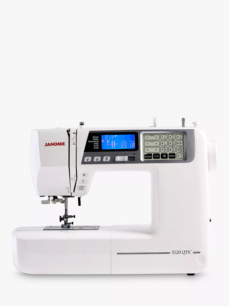 Janome 5120QDC sewing machine white (British brand)