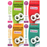 English skills 4 book pack for children ages 4-11 (British brand)