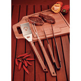 Tramontina 3-Piece BBQ Hardwood Tool Set - British product