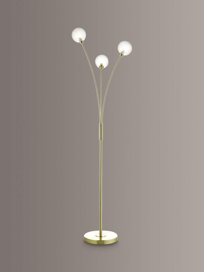 Där Avari floor lamp brass finish - British product