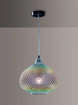 John Lewis Där Roisin Textured Glass Ceiling Light Iridescent- Buy online at McGrocer